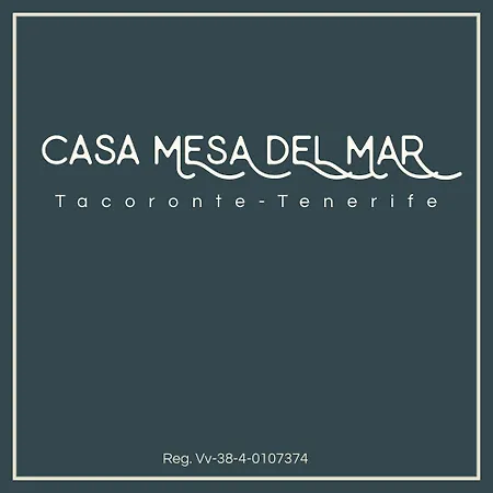 Casa Mesa Del Mar Tenerife Dom wakacyjny