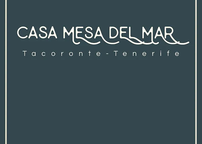 Casa Mesa Del Mar Tenerife Casa de Férias